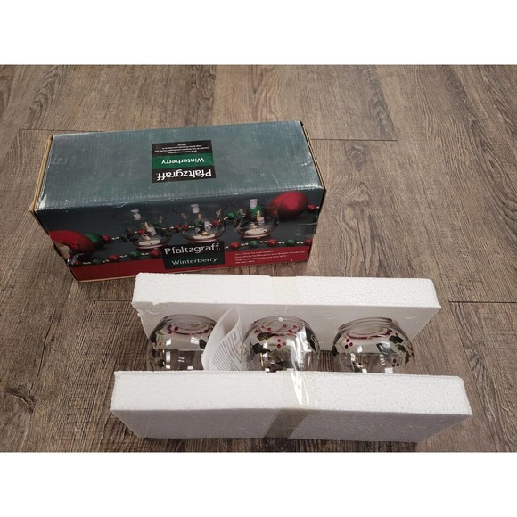 Pfaltzgraff Accents Pfaltzgraff Winterberry Set Of 3 Glass Tea